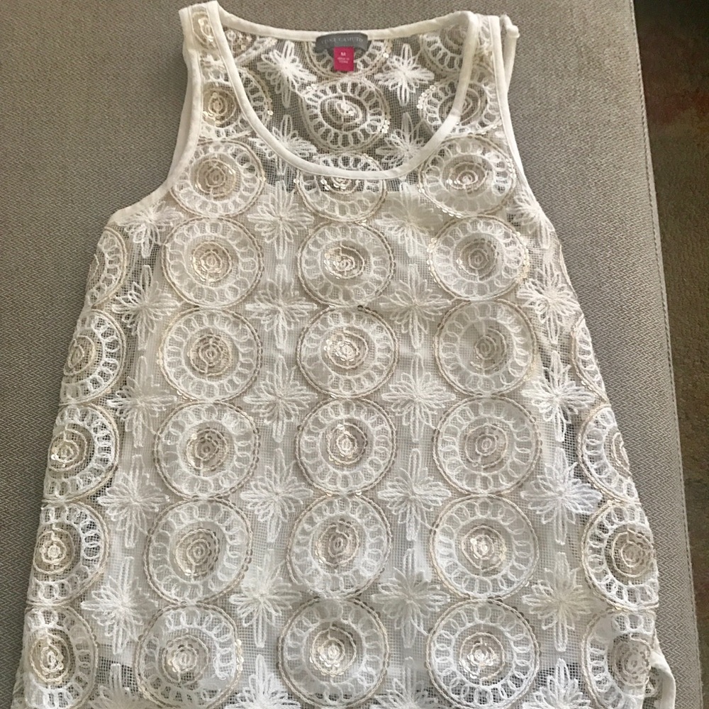 Vince Camuto lace top